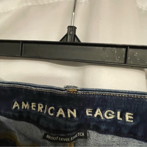 American Eagle Outfitters Blue Skinny Jeans with Stretch - Picture 3 of 5